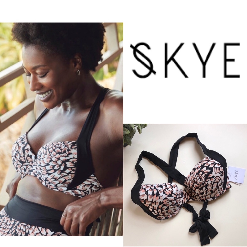 Skye Swimwear | Scarlett Underwire Bikini Top in Feathery
